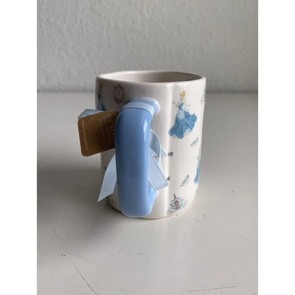 Rae Dunn Disney Cinderella Carriage Clock‎ Slipper Bibbidi Bobbidi Boo Mug NEW